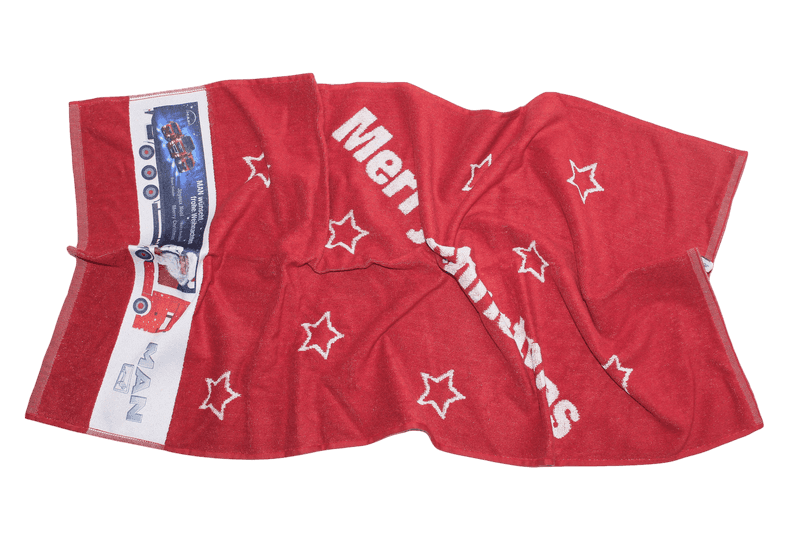 custom promotional towels with sublimation print border